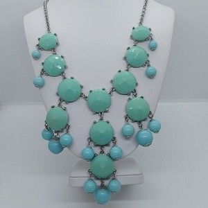 Teals statement bubble‎ necklace